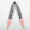 Nuevo colorido tejido ancho a rayas estampado correa ancha para el hombro estilo étnico bandolera femenina estilo coreano versátil un solo hombro chica estilo occidental