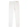Jeans Blancos Ajustados de Lujo Ligero Estilo Europeo de Alta Gama de Hong Kong, Nuevos Pantalones Versátiles de Negocios para Primavera y Otoño