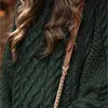 Suéter Pulôver Estilo Personalidade Retrô Torcido Outono Inverno Suéter Solto Feminino Roupas Femininas Tricô Elegante Europeu Americano Suéter