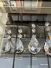 Cortina de Cuentas Colgantes de Cristal Cortina de Puerta Decoración Cadena de Cuentas para Boda Bola de Cristal con Cuentas Tira Larga de Iluminación Accesorios DIY