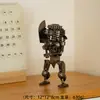 Bestia de Sangre de Hierro Guerrero de Acero Robot Esqueleto Barra Hogar Hotel Mobiliario Artesanías Adornos Metálicos Hierro