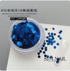 Ins Pequeno Seis Lados Cor Lantejoulas Nail Art Material Multicolor Multi-tamanho Irregular Lantejoulas Nail Material Decoração