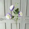 3 peonías artificiales con forma de Monte Fuji para decoración de bodas, arreglos para el pasillo de la boda, decoración de sala de estar en casa, flores de seda