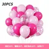 Conjunto de Balões Confetes Glitter 30 Peças 12 Polegadas Transfronteiriço Decoração Balão Atacado Natal Halloween Aniversário