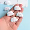 Nubes de color brillante sin palabras DIY pegamento de crema funda de teléfono casera anillo para el pelo pasador joyería accesorios de resina venta al por mayor