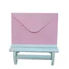 Sobre para Tarjeta de Felicitación en Forma de Corazón, Papel Blanco Grueso de Color Universal Doble Cara, Blanco Personalizable No. 3 Sobre de Papel para Ácido Sulfúrico
