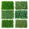 Parede de Plantas Simuladas Parede de Plantas Verdes Gramado Falso de Plástico Parede de Fundo Cabeça de Porta de Eucalipto Loja Interna Parede de Flores Decoração