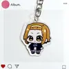 Chaveiro K-On! Transfronteiriço Desenho Animado Acrílico Alta Definição Transparente Bolsa de Chaveiro Decoração Acessório de Mochila