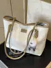 Bolso Tote Casual de Gran Capacidad Sense de Alta Gama para Mujer 2024 Nuevo Estilo Simple Moda Bolso para Ir al Trabajo Nicho Versátil Bolso de Hombro