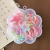 Set de Flores para Niñas con Gomas para el Cabello, Alta Elasticidad, Bandas para el Cabello que No Dañan, Cuerdas de Colores para el Cabello, Pinzas para el Cabello y Pasadores para Niños