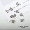 Accesorios de Aleación para Uñas Decoración de Uñas Popular Lazo para Uñas Super Brillantes Uñas Portátiles Media Luna Francesa Accesorios para Uñas de Mariposa