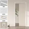 Cortina de Porta Magnética Dobrável Invisível, Cortina de Vento Frio de Ar Condicionado, Quarto, Sala de Estar, Corredor, Cortina Divisória de Hall de Entrada, À Prova de Vento, Não Requer Furação