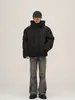 Suministro directo de fábrica invierno belleza moda diseño de alta gama sentido de diseño nicho con capucha chaqueta acolchada de algodón para hombre abrigo de calle europeo y americano amantes moda