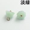 Botones Hanfu de vidrio imitación Jade Lianpeng al por mayor botones de color para camisa botones decorativos retro DIY 10 mm