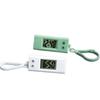 Relógio Eletrônico Simples Mini Tabela Horária para Provas de Estudantes, Relógio Luminoso, Chaveiro de Relógio Pequeno Portátil para Pendurar