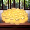 Amazon boca de ola vela de té sin humo lámpara de vela electrónica LED accesorios para confesión del Día de San Valentín vela de amor