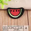 Atacado Transfronteiriço de Patches Bordados, Patches Bordados à Máquina, Patches de Frutas e Vegetais Morango, Patches para Decoração de Roupas, Patches de Aplicação