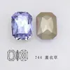 Dongzhou Crystal 14*10 Rectangular Octagonal Manicura Fondo Puntiagudo Diamante Vidrio K9 Diamante DIY Accesorios de Joyería Accesorios de Ropa