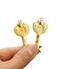 Doce Signos del Zodíaco Abren la Llave de la Bóveda, Año del Dragón, Llavero Colgante de Lingote de Cinco Bendiciones Accesorios Fabricante Dropshipping