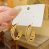 Brincos de Metal Geométricos de Moda Personalizados, Estilo de Luxo Leve de Alta Qualidade, Brincos de Tarraxa Versáteis da Moda, Presilhas de Orelha Femininas, Brincos para o Dia a Dia