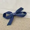 Pinza para el pelo de color mezclilla simple estilo coreano con lazo Pinza para el pelo de alta gama para mujer Pinza de tiburón para la parte trasera de la cabeza Pinza superior para pelo suelto