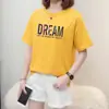 Ropa de Tallas Grandes para Mujeres de Mediana Edad y Mayores, Nueva Camiseta de Manga Corta para Mujeres de Tallas Grandes, Adelgazante para 120 kg, que Oculta el Vientre, Top para Rejuvenecer la Apariencia
