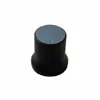 Diámetro 15-20-26-30MM Perilla de Aleación de Aluminio Negro Granallado Marca de Punto Negro Tapa de Perilla para Potenciómetro Codificador