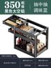 Xyt cesta gabinete de cocina tamaño pequeño cajón doble cesta para condimentos aleación de aluminio tazón y plato cesta para condimentos empotrada