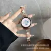 Aspecto de Alta Calidad y Adecuado para Huawei Gt5/Gt4/Gt3/Gt2/Gt Correa Metálica de Trébol de Cuatro Hojas Modelo de Nicho Incrustado con Diamantes