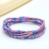 Cadena Corporal Transfronteriza Europea y Americana con Cuentas de Vidrio, Cadena de Cintura de Joyería Hecha a Mano Elástica con Accesorios de Colgante de Pez Mano Mágica a la Moda