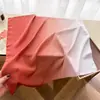 Nuevo Pañuelo Estampado de Seda Sintética con Degradado, Pañuelo Cuadrado Pequeño, Chal de Alta Gama, Pañuelo para el Cuello con Protección Solar, Pañuelo para la Cabeza, Bufanda para Mujer