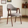 Silla de Comedor de Lujo Nórdico Luz, Modelo Nuevo 2025 para Uso en Casa, Silla Minimalista de Restaurante con Respaldo, Silla de Comedor Comercial para Cafeterías de Té con Leche, Silla en Forma de A
