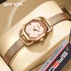 Reloj de Mujer Sanda, Reloj de Pulsera Cuadrado Octogonal Simple Vintage para Dama, Resistente al Agua, Versátil, Reloj de Cuarzo Popular en Aliexpress