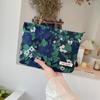 Bolsa Cosmética Floral Em Relevo Retrô Bolsa Portátil para Moedas Bolsa de Armazenamento Bolsa de Mão de Alta Qualidade Bolsa Interna