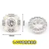 Nuevos botones populares estilo Chanel de perlas y pedrería de Wen Yue, botones de satélite totalmente cubiertos de pedrería cosidos a mano, botones decorativos para accesorios de ropa DIY