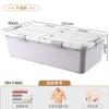 Caja de Almacenamiento Debajo de la Cama Plástico Productos para el Hogar Caja de Almacenamiento Multicapa Artefacto Caja de Almacenamiento Cajón Con Ruedas Caja Debajo de la Cama
