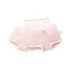 Calzoncillos tipo bóxer de algodón para niñas Balabala Shorts Triangulares para Niños Pequeños y Grandes Ropa Interior de Cuatro Esquinas para Bebés Paquete de Tres de Clase A
