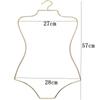 Perchero Metálico para Trajes de Baño Bikini Perchero de Exhibición para Trajes de Baño Mono Vestido de Novia Soporte Lencería Sujetador Weidong