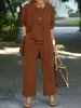 Traje para Mujer 2023 Otoño e Invierno Nuevo de Moda Estilo Occidental Piernas Anchas Adelgazante de Moda Talla Grande Traje de Tres Piezas para Mujer