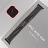 Adecuado para Correa de Apple Watch Patrón de Escamas de Pescado Correa de Reloj de Metal Iwatch Generación 11 Lote Se Estilo de Negocios Acero Inoxidable