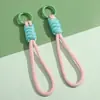 Cuerda Trenzada de Poliéster de Colores Accesorios para Joyería Hecha a Mano DIY Cuerda para Llavero de Teléfono Móvil Paquete de Material de Cuerda para Colgante