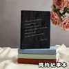 Cuaderno portátil simple retro de nicho, alto valor estético, bloc de notas rayado, cuaderno de tapa dura para oficina de negocios