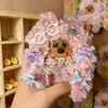 Muñeca de Cáscara de Fruta y Vaina de Frijol Kit de Materiales Hechos a Mano para Bricolaje, Muñeca de Vaina de Frijol Terminada, Colgante de Carrillón de Viento de Fruta