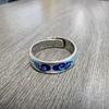 Anillo Xiangyun de Esmalte Cloisonné de Estilo Étnico Vintage para Hombres y Mujeres con Anillo Creativo de Dedo Índice de Estilo Literario Ajustable