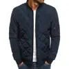 Talla Europea Transfronteriza Invierno Estilo Británico Tallas Grandes Chaqueta de Algodón para Hombre Tratamiento Antiplanchado Cárdigan Moda Cuello Urbano Abrigo de Algodón Ropa de Abrigo para Hombre