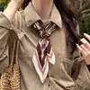 Rechaza Ser Ordinario ~ Bufanda de Cuello Color Café Retro Maillard para Mujer Bufanda Cuadrada de Otoño e Invierno Accesorios de Bufanda Versátiles