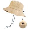 Chapéu de sol masculino e feminino, chapéu de pescador dobrável, de secagem rápida, para caminhadas, praia, pesca, chapéu de sol de verão