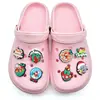 Encantos de Zueco de Dibujos Animados de PVC para Navidad Copo de Nieve Hombre de Jengibre Muñeco de Nieve Hebillas de Zapato de Goma Blanda Accesorios de Decoración de Zapatos DIY Festivos