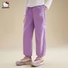 Calça Infantil Hellokitty para Meninas 2025 Novo Estilo para Crianças Maiores, Calça de Moletom para Exterior, Calça Esportiva para Meninas