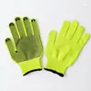 Guantes Protectores Antideslizantes con Puntos, Transpirables y Resistentes al Desgaste, Adecuados para Entrega Express, Empaque, Jardinería, Siembra y Protección de Jardín
